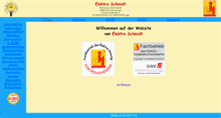 Desktop Screenshot of elektro-schmidt-erfurt.de